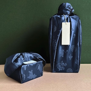 Korean Traditional Bojagi Set [2 Bojagi + 1 Tag] DIY Kit Reusable Gift Wrapping Cloth Fabric Dohl Party Table Decor 돌 백일 보자기