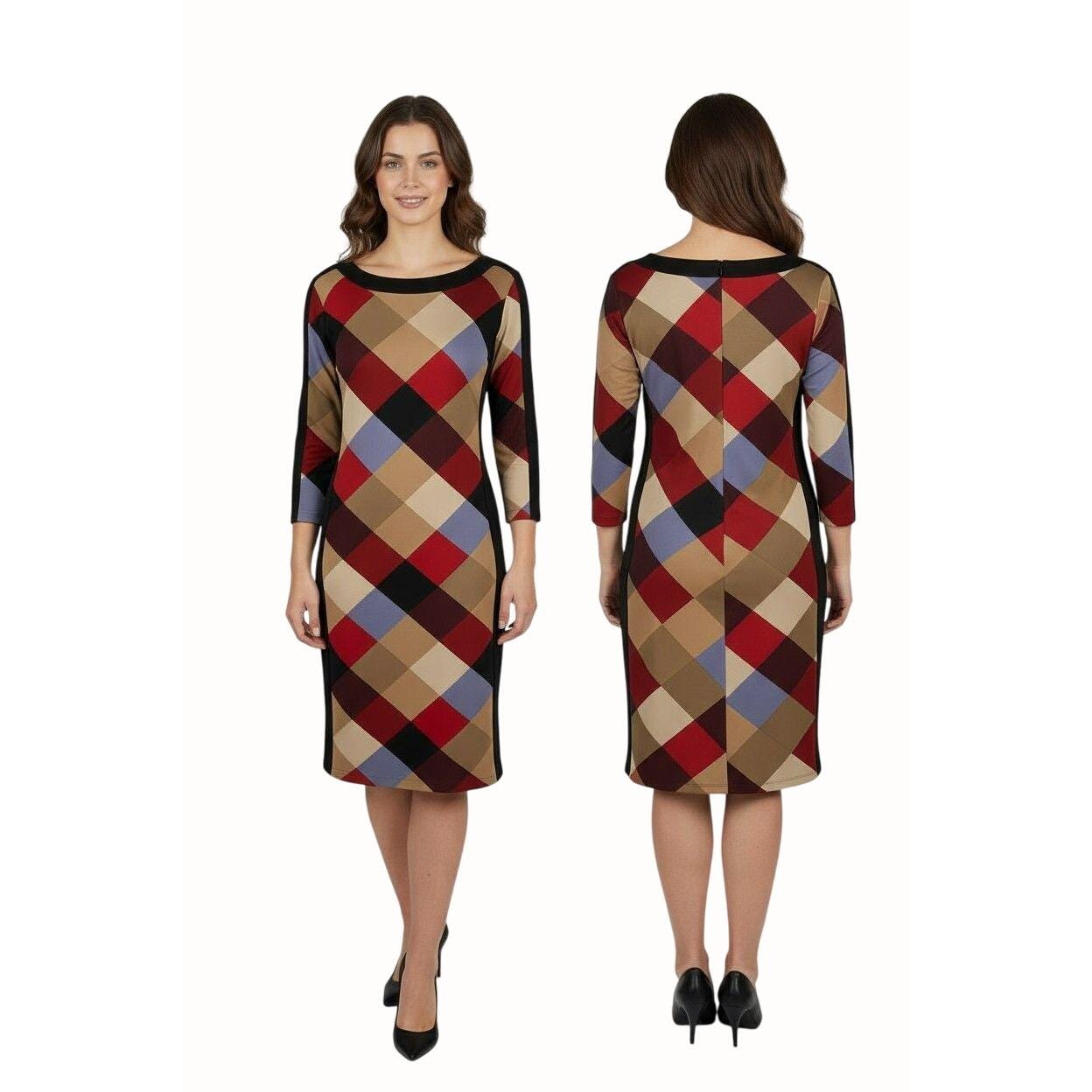 Bold Geometric Dress - Etsy