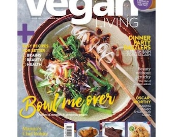 Vegan Living Magazine United Kingdom retired back issue 15 September 2017