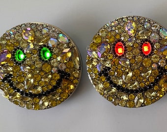 Smiling Pendant with LED Eyes (in the style of the Def Con Jack)