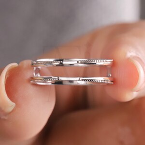 Promise Anniversary band
Moissanite Ring Stacking Match Ring wedding gifts
14k Solid Gold 1mm Thin Wedding Band
Minimalist Wedding Ring for Women
Thin Stacking Ring Hers
Dainty Simple Plain 1mm Ring