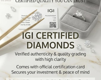 IGI Lab Grown Diamond Certificate For Jewelry