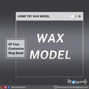 Wedding Band Wax Model | Home Try - On Wax Sample Service |  **Please read item description before purchasing!!!