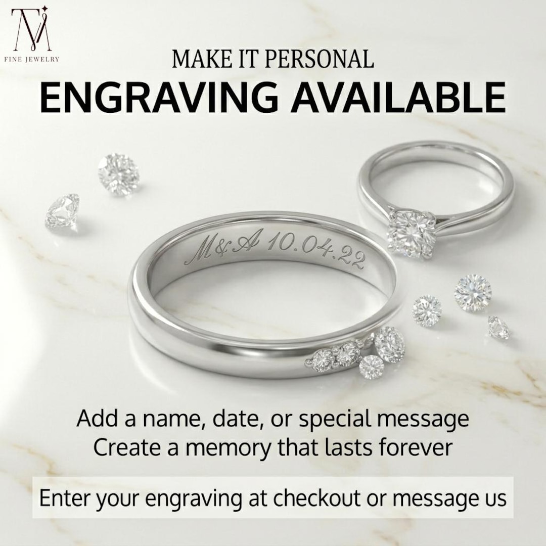 Personalized Offering PERSONALIZED ENGRAVING: Customize Your Ring/band With Bespoke Engraving ...