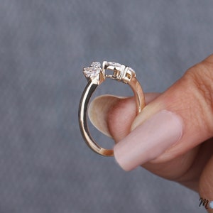 Marquise band ring