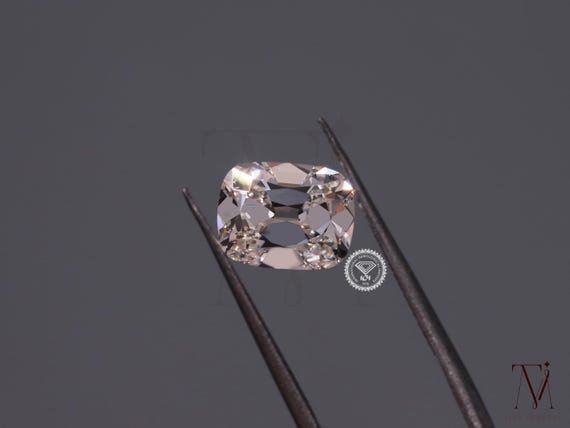Old Mine Cut Elongated Cushion Lab Grown E VS 1 Clarity Loose Diamond, Lab Diamond For Jewelry Making, Loose Diamond For Semi mount Piece