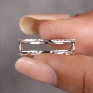 Lab Grown Diamond Marquise Ring Enhancer
White Gold Wedding Ring Guard
Lab Grown Diamond Half Eternity Ring enhancer 14K Solid White gold Stacking Double band Engagement Ring Bridal matching 2 Row Promise Ring
Solid Gold Marquise Curve Ring, 14k Curved Wedding Band for Woman, Diamond Chevron Ring, Stackable Ring Enhancer for Solitaire Ring
