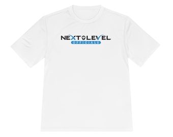 Next Level Officials Moisture Wicking T-Shirt, Unisex Tee, Breathable Sports Shirt, Athletic Top, Workout Apparel, Gym Clothes