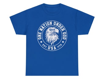 One Nation Under God Patriotic Tee