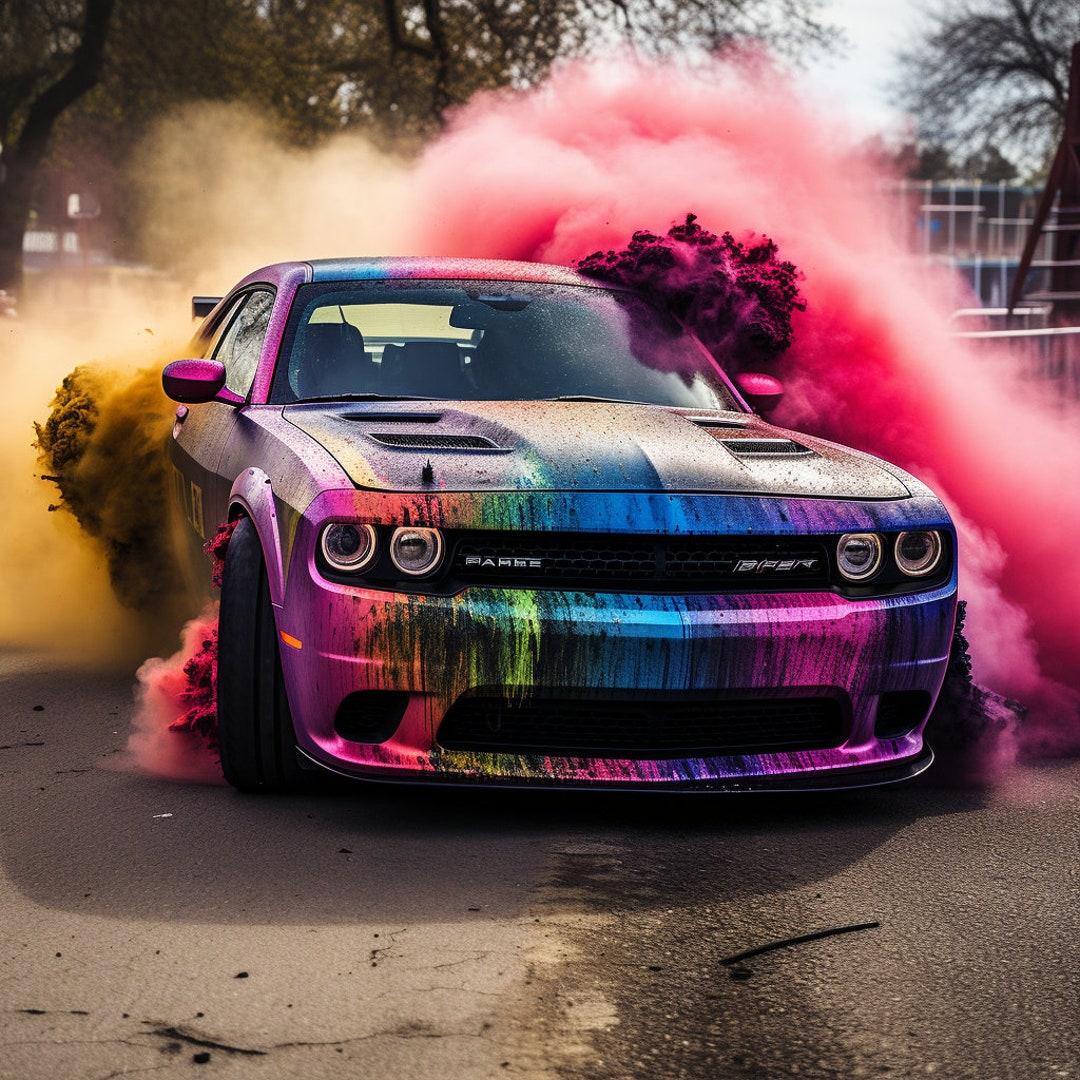 Hellcat Burnout Colour Etsy
