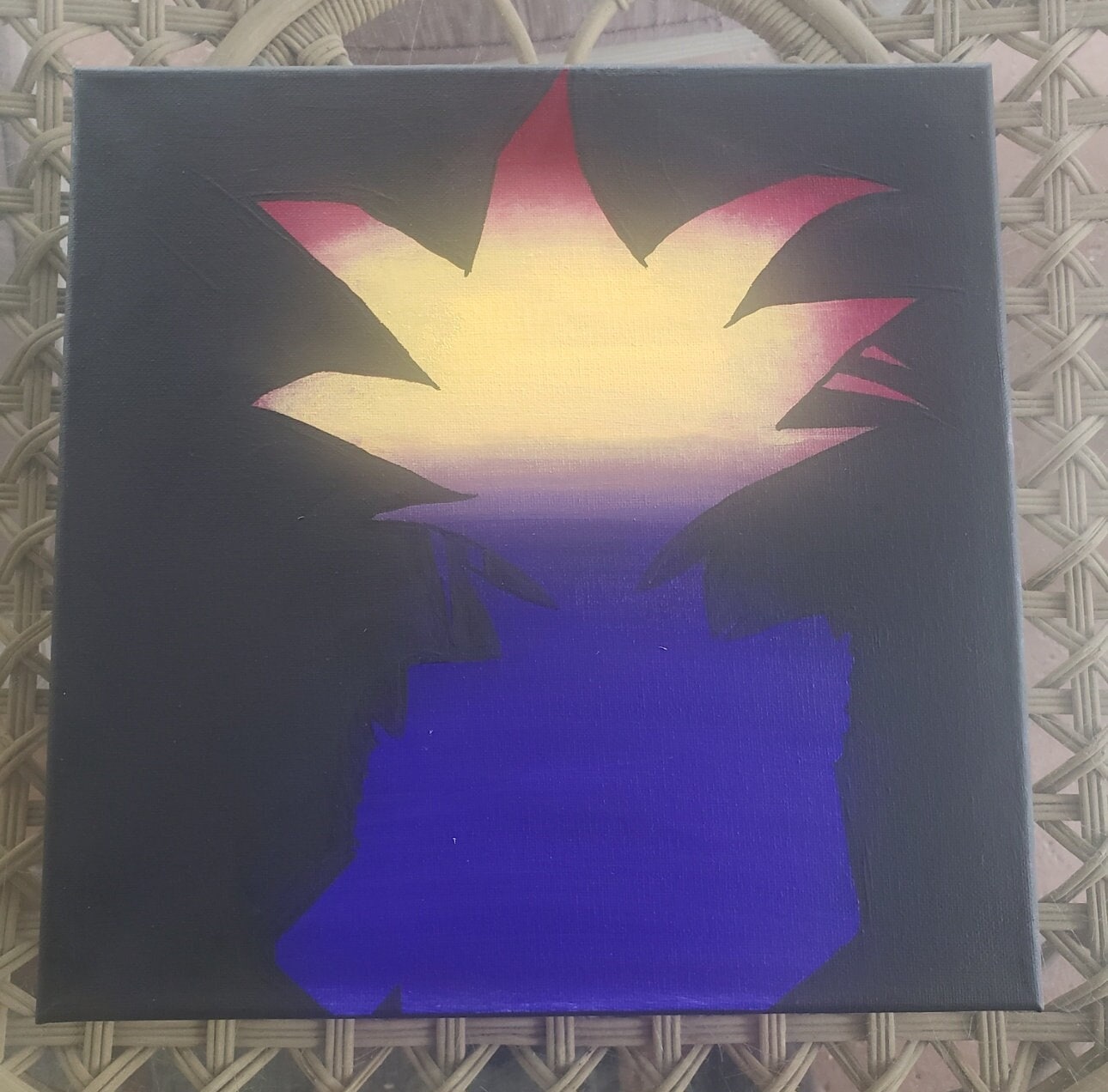 Yu-gi-oh! Silhouette Canvas - Etsy