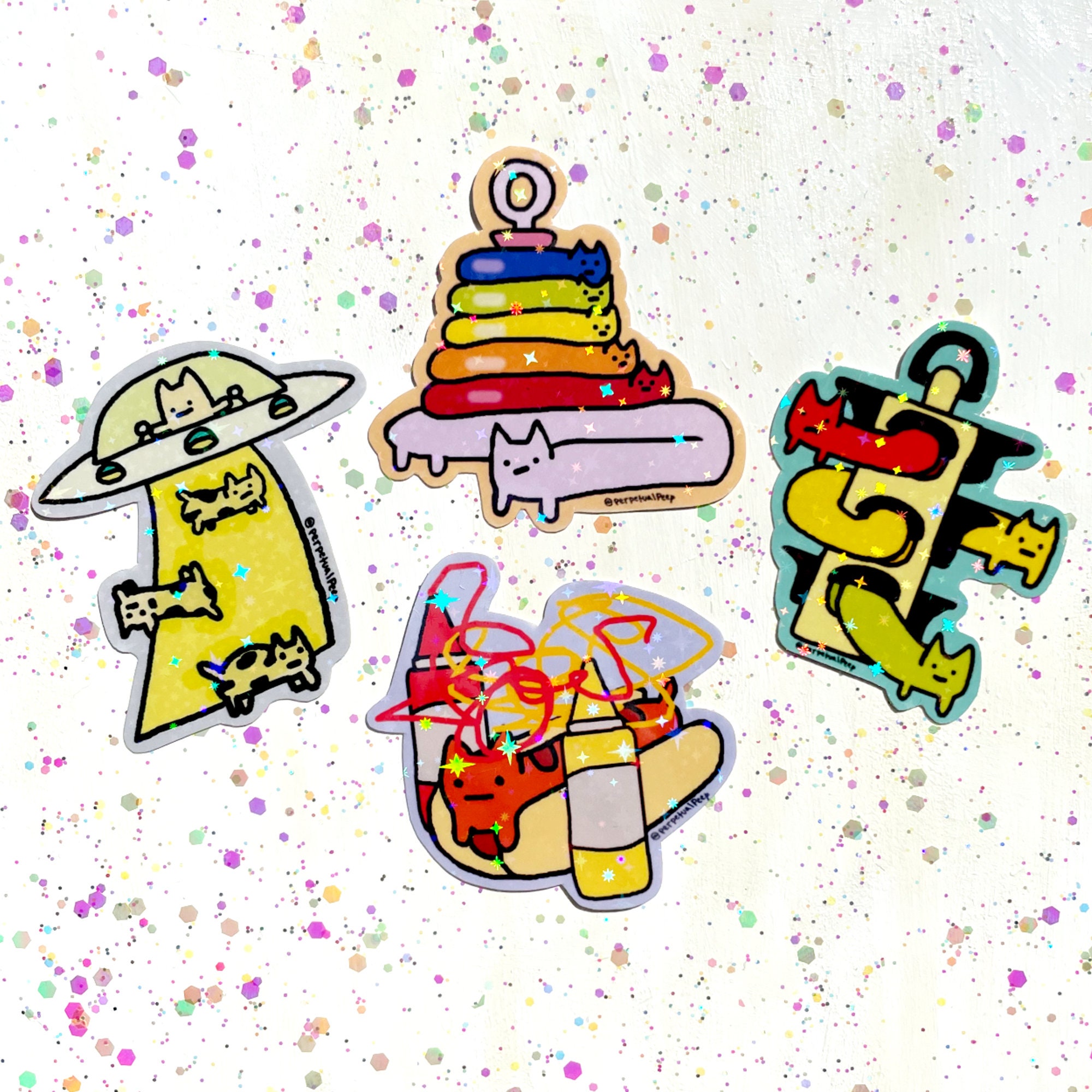 3 silly little goofy doodles Sticker for Sale by Tapioca-Pudding