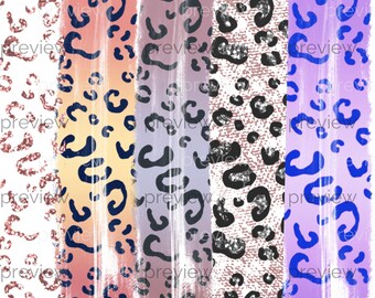 Leopard Print  Digital Paper:  Patterns (Digital Download)