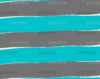 Turquoise and Gray Stripes  Pattern: Digital Paper (Instant Download)