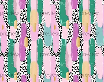 Paintbrush Design  Pattern - for Digital Paper, Gift Wrap, and Printable Projects