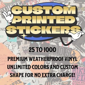 Custom Vinyl Stickers / Die Cut Stickers / Logo Stickers