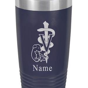Vet Personalized Tumbler, Veterinarian Gifts, Veterinarian Graduation Gift, Veterinarian Travel Mug, Vet Tumbler, Veterinarian Tumbler