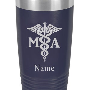 MA/Medical Assistant Tumbler, Medical Assistant Gifts, Medical Assistant Graduation Gift, MA/Medical Assistant Travel Mug, MA Tumbler