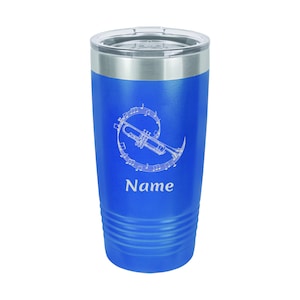 Trumpet Player Tumbler, Trumpet Player Gifts, Trumpet Player Graduation Gift, Trumpet Player Travel Mug, Trumpet Player Instrument Tumbler
