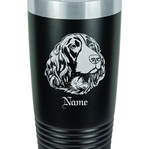 Springer Spaniel Lover Personalized Tumbler, Springer Spaniel Lover Gifts, Springer Spaniel Lover birthday Gift, Springer Spaniel Travel Mug