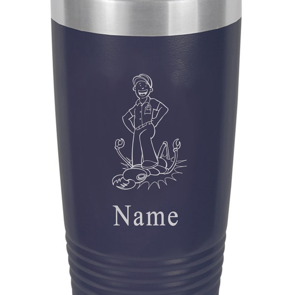 Exterminator Personalized Tumbler, Exterminator Gifts, Exterminator Graduation Gift, Exterminator Travel Mug, Exterminator Tumbler