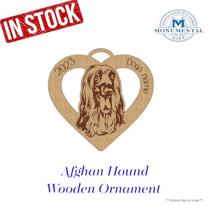 Afghan Hound Personalized ornament, Afghan Hound Christmas gift, Afghan Hound personalized gift, Afghan Hound ornament, Afghan Hound