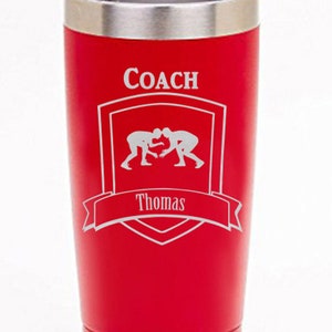 Wrestling Coach/Assistant Coach/Player Tumbler, Wrestling Coach Gifts, Wrestling Coach/Player birthday Gift, Wrestling Coach/Player Tumbler