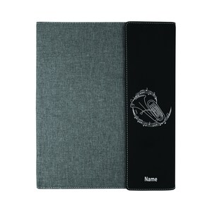 Euphonium Player,  Euphonium Player  Gift, Euphonium Player Leather Portfolio, Euphonium Player  Personalized Notebook, Euphonium Gift