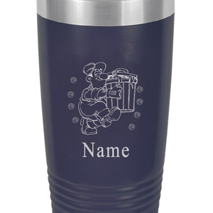 Garbage Collector Personalized Tumbler, Garbage Collector Gifts, Garbage Man Birthday Gift, Garbage Collector Travel Mug, Garbage Tumbler