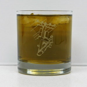 Lineman Rock&#39;s Glass, Lineman on the Rock&#39;s, Lineman Whiskey Glass, Lineman Birthday gift, Lineman Professional, Lineman gift, Lineman