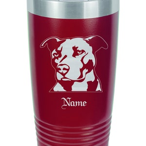 Pit Bull Tumbler, Pit Bull Gifts, Pit Bull birthday Gift, Pit Bull Travel Mug, Pit Bull Tumbler, Pit Bull lover, Pit Bull