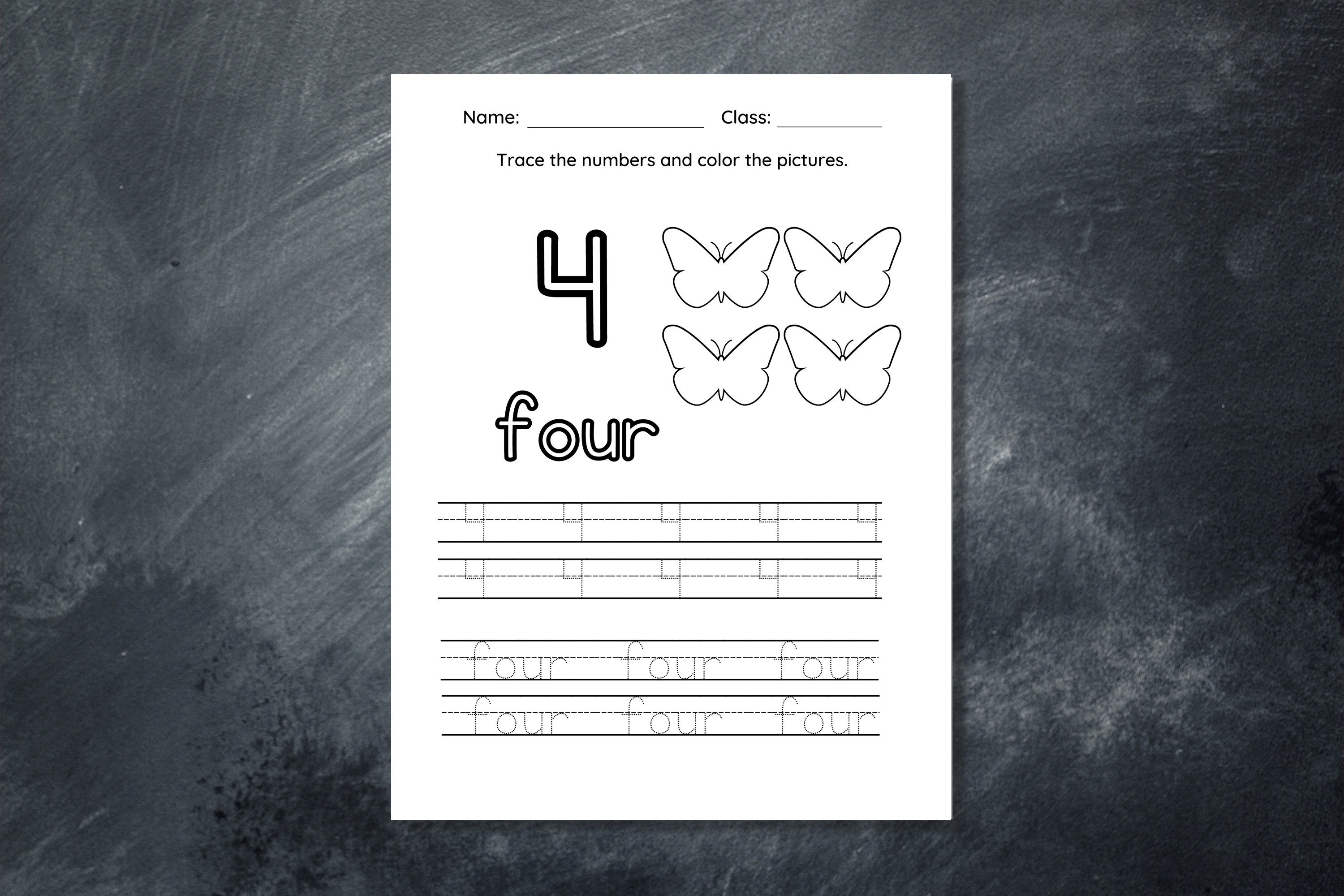 Princess Numbers Worksheet Digital Download, 123 Printable Worksheets ...