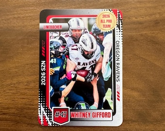 Whitney Gifford, #47 Oregon Ravens - Figurina da collezione del giocatore
