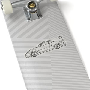 Sleek Porsche GT3 RS Kiss-Cut Sticker | Car Guy Gifts | Car Enthusiast | Car Sticker | Porsche Sticker | Car Decal | GT3RS Sticker | Decals