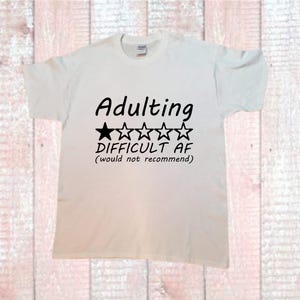 Erwachsenenbildung Difficult AF würde SVG nicht empfehlen || PNG || dxf || Cricut || Silhouette || eps || Schnittdateien || Tshirt || T-Shirt || Digital Design