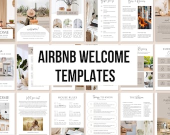 Airbnb Willkommen Buch Vorlage
