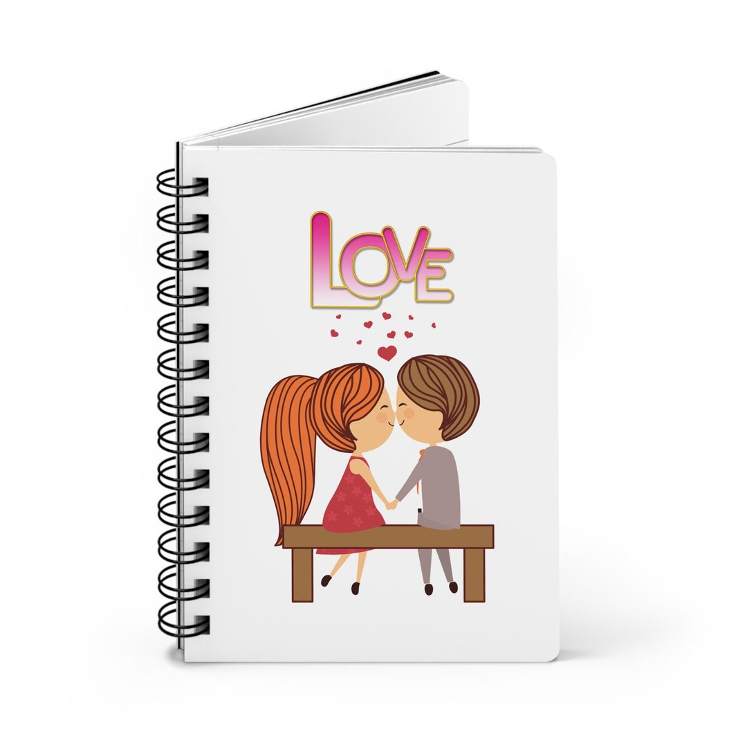 Love Notebook Cute Couple Red Hair Redhead Colorful Anniversary ...