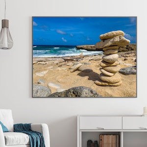 Wishing Stones Acrylic Wall Art with Canvas, Fine art Print and Framing Options