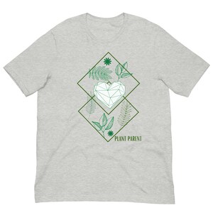 Camiseta unissex para pais de plantas, camiseta para plantas, camisa para senhora de plantas, camisa com estampa verde, camisa com estampa de linhas finas, camiseta gráfica, camisa geométrica