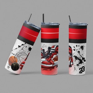 20oz Skinny Straight Sneaker Tumbler Sublimation Design Templates, Hype Beast Tumbler Sublimation Wrap, Sneaker Head Tumbler, Sneakers