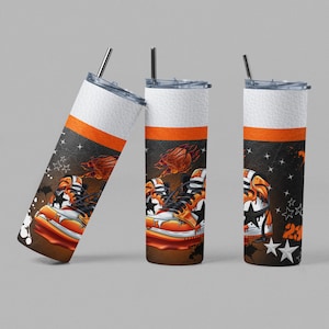 20oz Skinny Straight Sneaker Tumbler Sublimation Design Templates, Hype Beast Tumbler Sublimation Wrap, Sneaker Head Tumbler, Sneakers