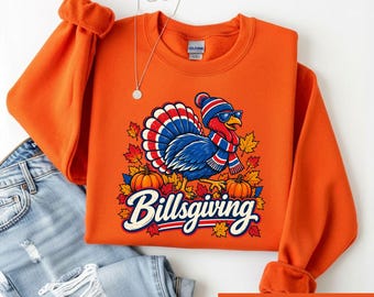 Billsgiving Turkey Football Tee, Buffalo Fan Fall Tailgate Shirt