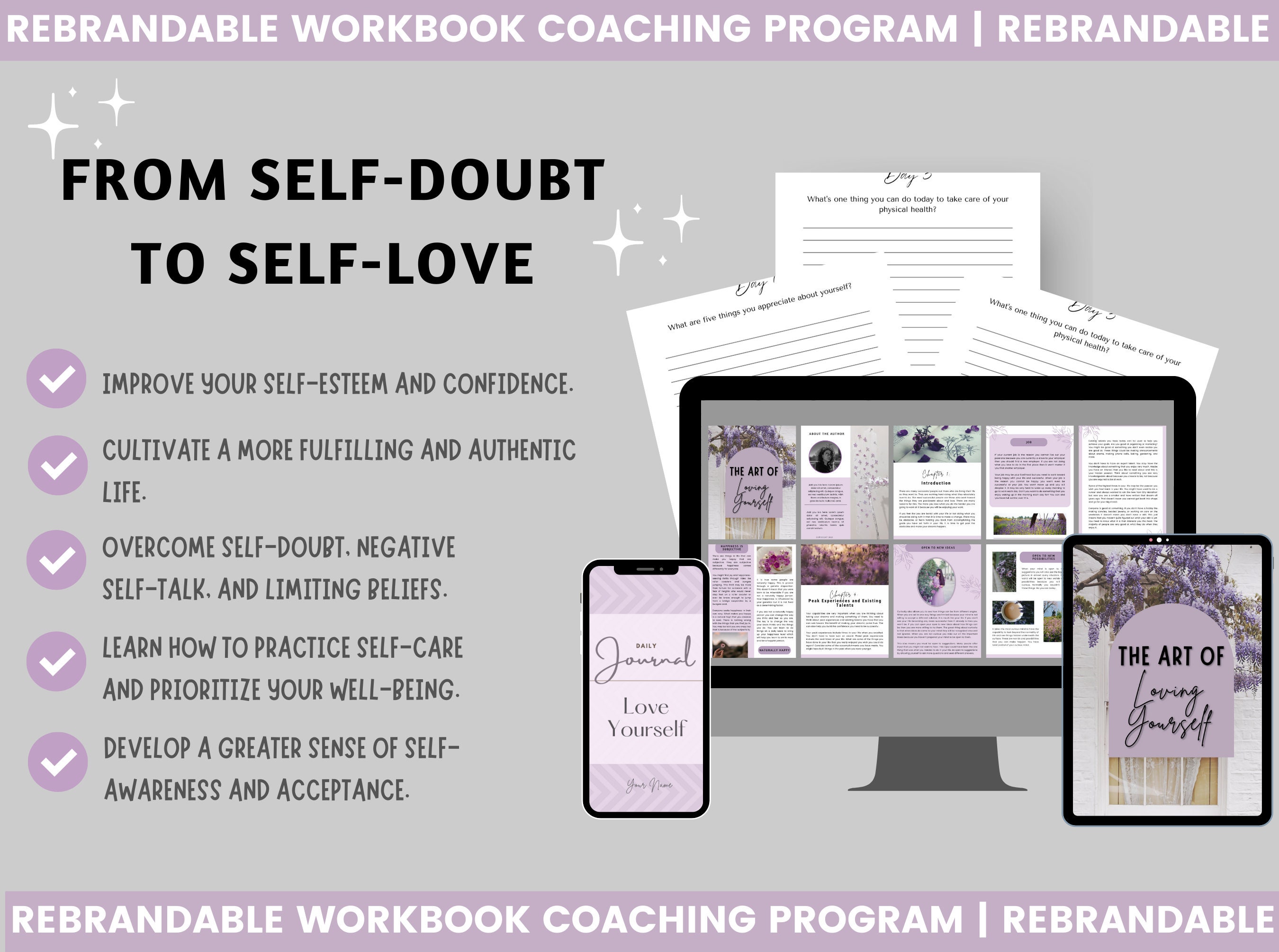 Done for You Self-love, Self Care, Life Coaching Tools, Journal Prompts ...