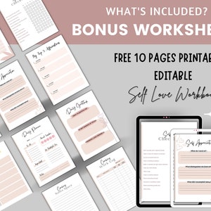 Self Love Canva Template Done for You Brandable Ebook, Self Love ...