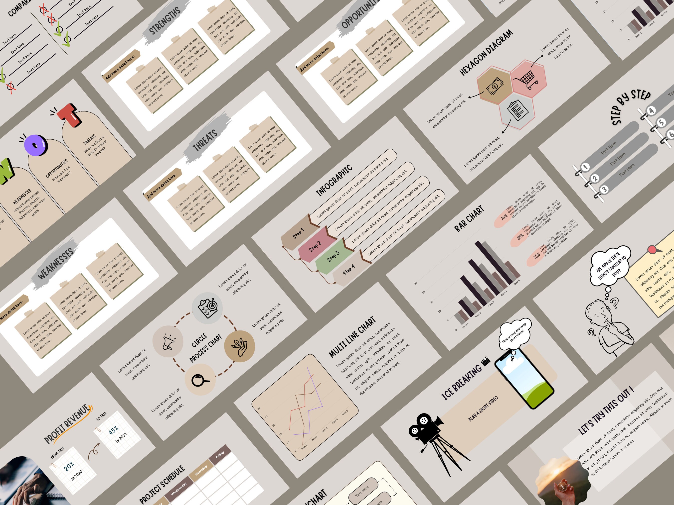 Course Card Slid Animation 60+ Pages Webinar & Slide Deck Template, Canva Template, Course Webinar ...
