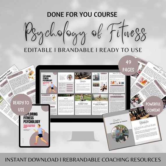 Fitness Mindset Done For You Coaching Program for Weight loss Coach, Fitness Coach, Body Coach, Weight management specialist, Wellness Coach