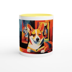 Corgi Picasso Coffee Mug