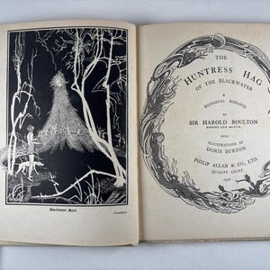 Die Jägerin vom Blackwater 1926 Sir Harold Boulton First Ed. Illustrierte Keltische Dämmerungsliteratur Seltene Schottische Mythologie Bild 1