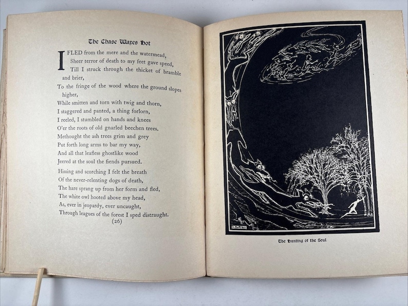 Die Jägerin vom Blackwater 1926 Sir Harold Boulton First Ed. Illustrierte Keltische Dämmerungsliteratur Seltene Schottische Mythologie Bild 7