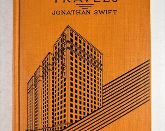 Gulliver’s Travels 1930 Jonathan Swift Taft Hotel Promo New York City Tarry Art Rare Hotel Promo Book Vintage NYC Memorabilia Souveneir